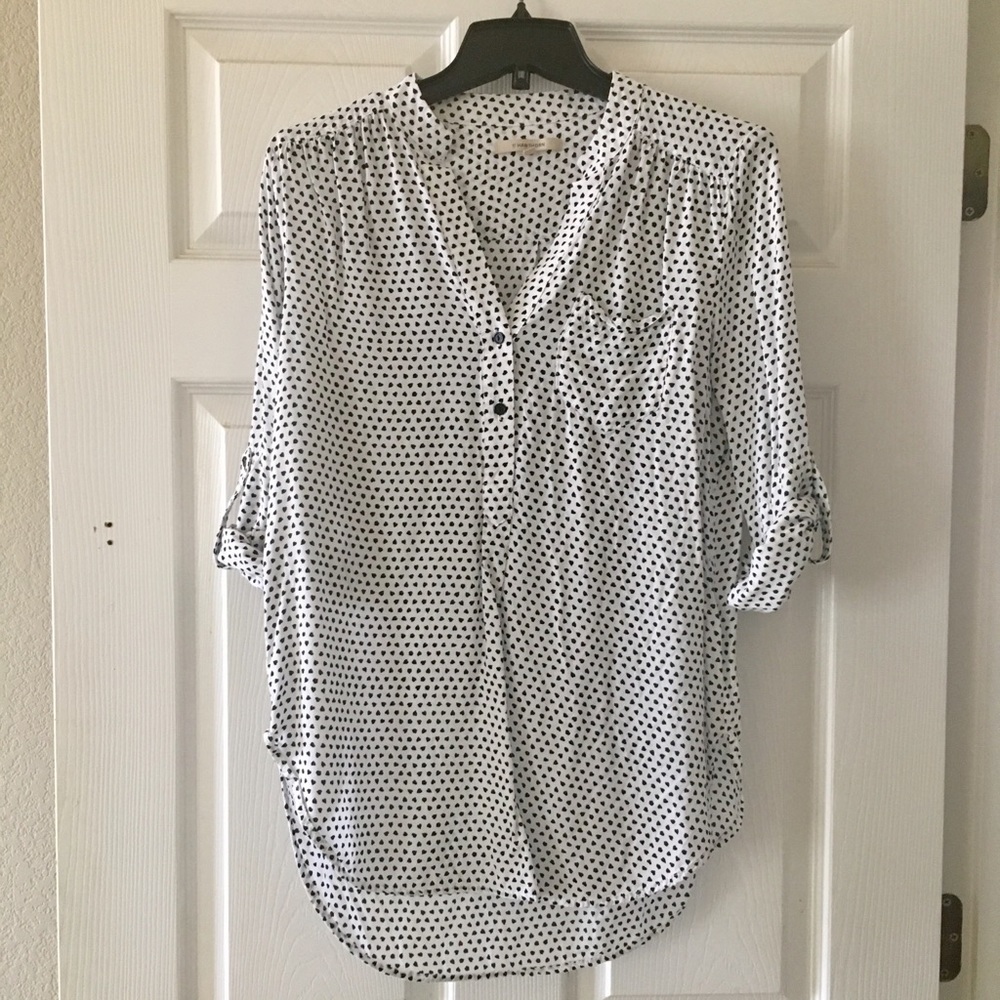 ✨ Printed Henley Top ✨